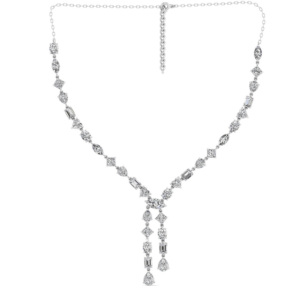 Lotando High Jewelry Lab Diamond Art Déco Necklae