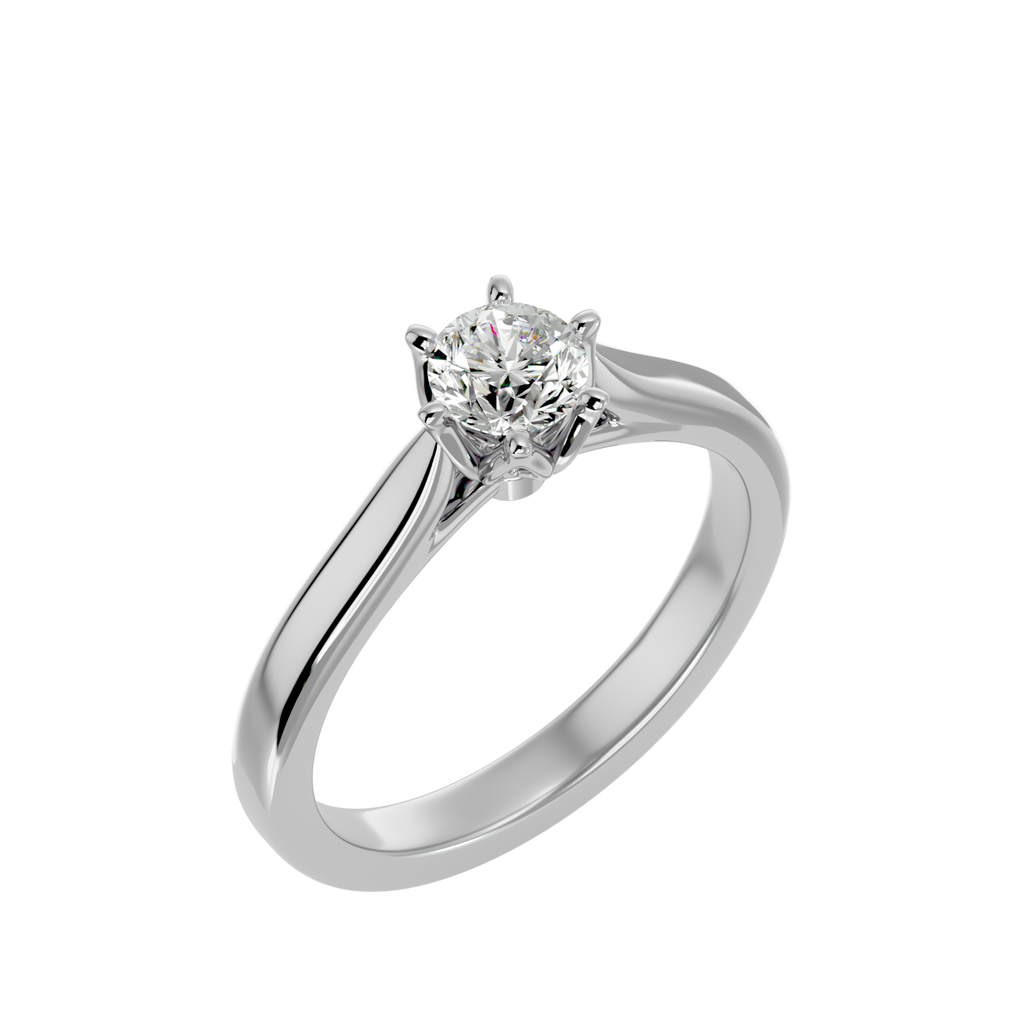 Lotando Floral Solitaire Engagement Ring - 1.50 ct.