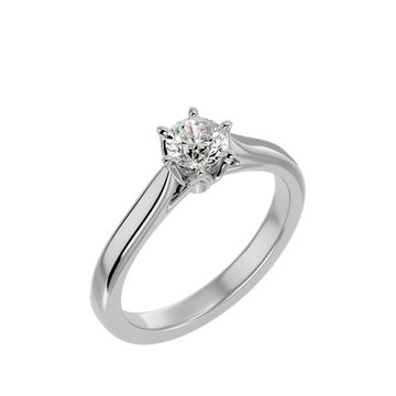 Lotando Floral Solitaire Engagement Ring - 1.50 ct.